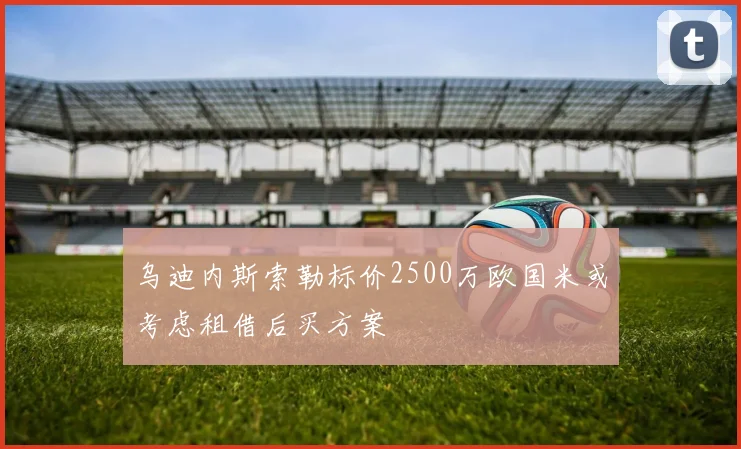 乌迪内斯索勒标价2500万欧国米或考虑租借后买方案
